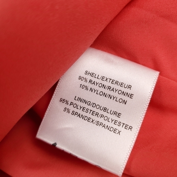 🔴 Badgley Mischka Belle Blue Coral Stripe Rope Collar Dress Size 2 - Picture 7 of 12